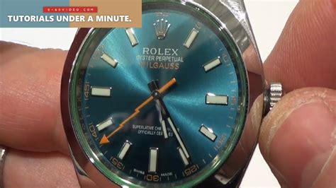 rolex watch manually reset